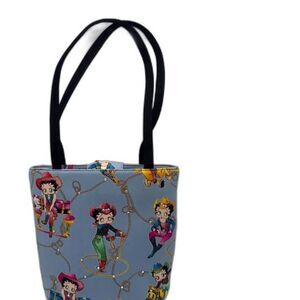 Vintage Y2K Betty Boop 2004 Tote Bag Purse Y2K Girly Fashion Cartoon Purse RARE
